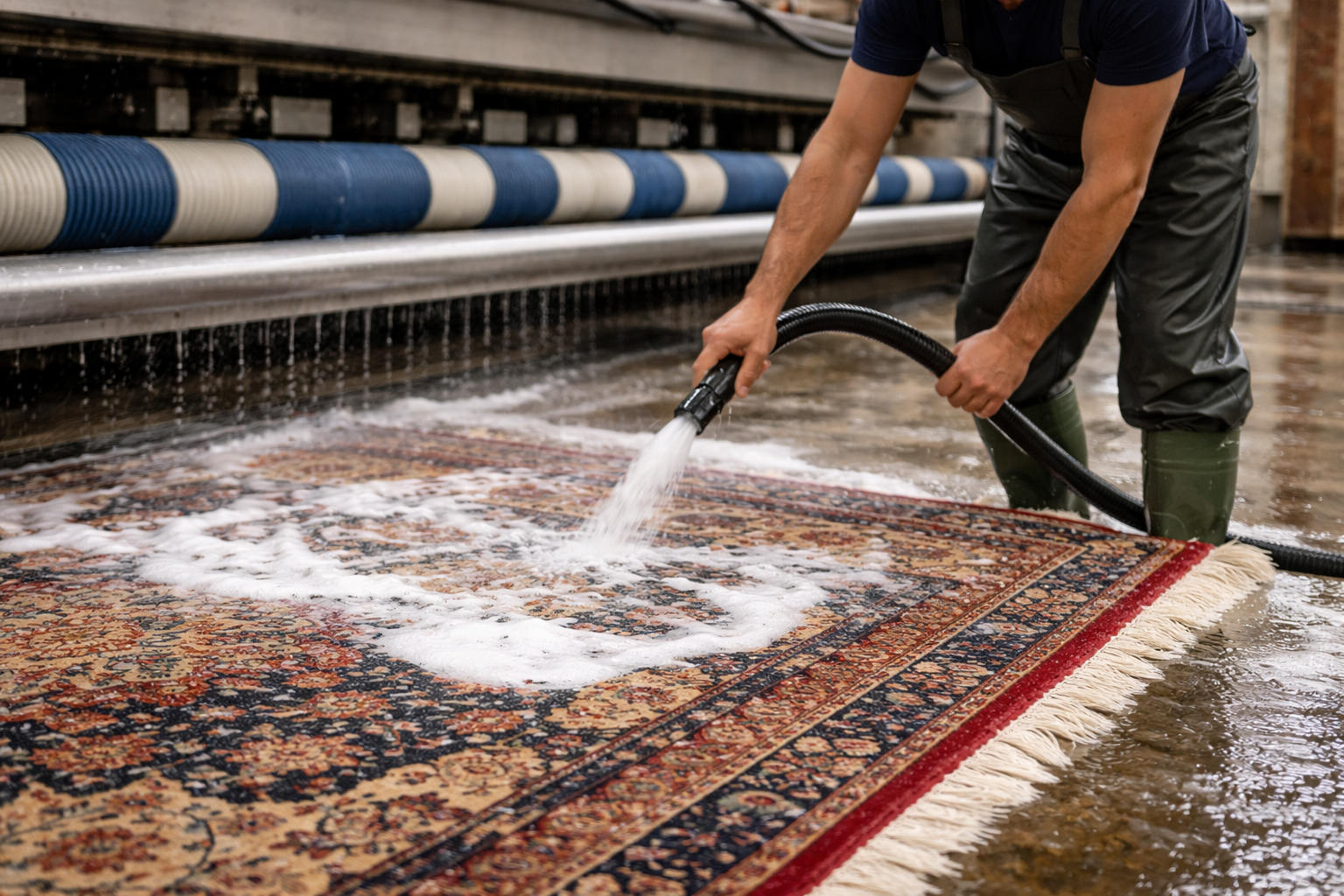 شستشوی تخصصی فرش دستباف در شیراز